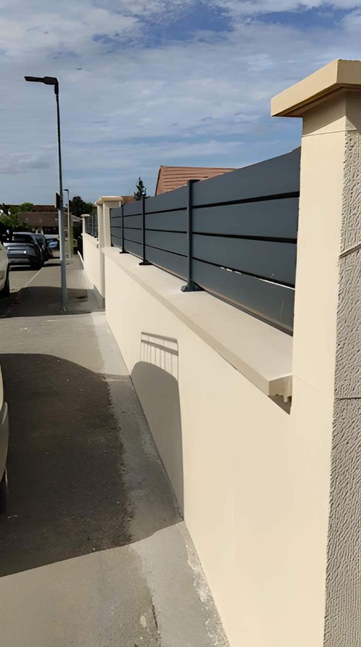 Mur de clôture résidentiel Saint-Germain-sur-Avre